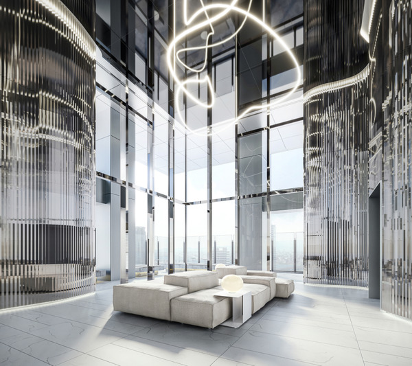 ����󥰥꡼����� THE SOUTH RESIDENCE �������饦�󥸡�35F�˴���ͽ��CG