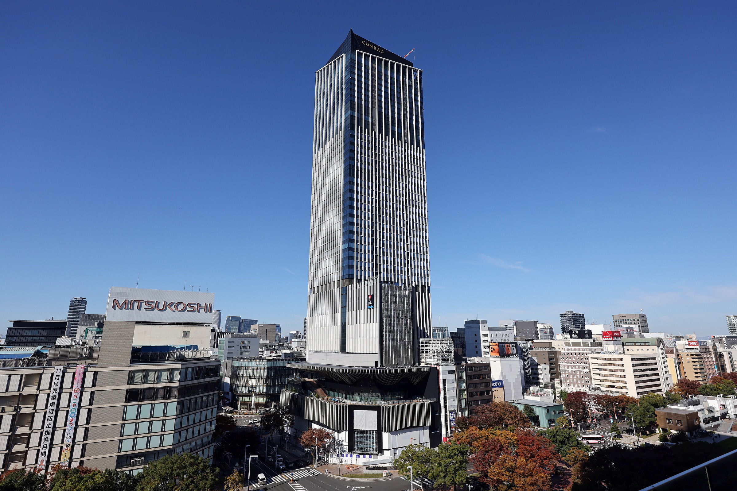 高さ211m「ザ・ランドマーク名古屋栄」の建設状況！商業施設・シネコン