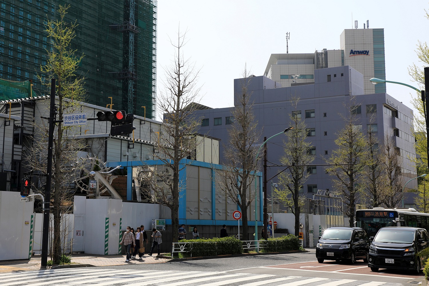 渋谷区新庁舎・新渋谷公会堂・住宅棟の建設状況(2018.4.1) 超高層マンション・超高層ビル 渋谷区新庁舎・新渋谷公会堂・住宅棟の建設状況(2018.4.1) 超高層マンション・超高層ビル