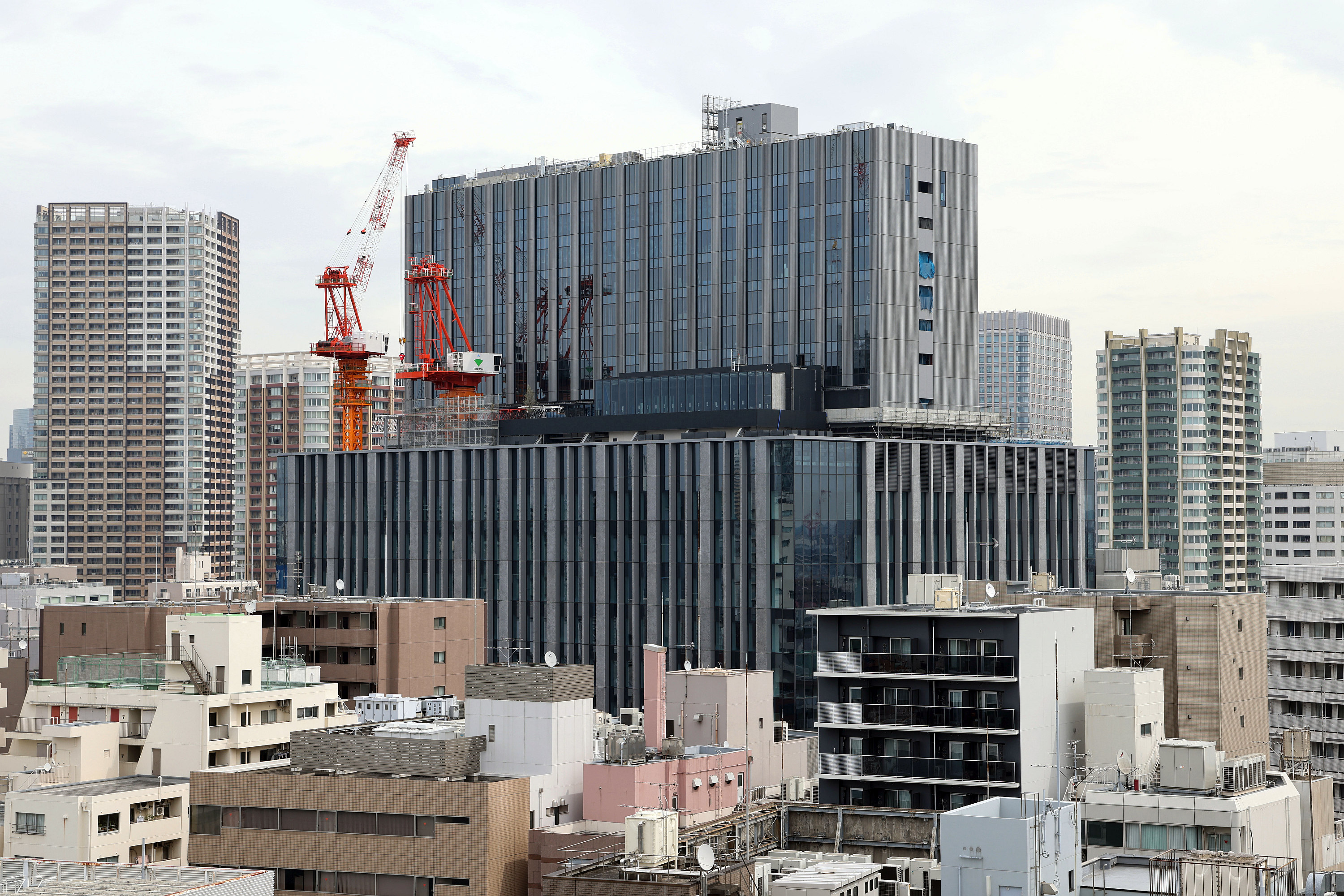 地上20階、高さ98m「五反田計画(仮称)」の建設状況!ゆうぽうと 地上20階、高さ98m「五反田計画(仮称)」の建設状況!ゆうぽうと