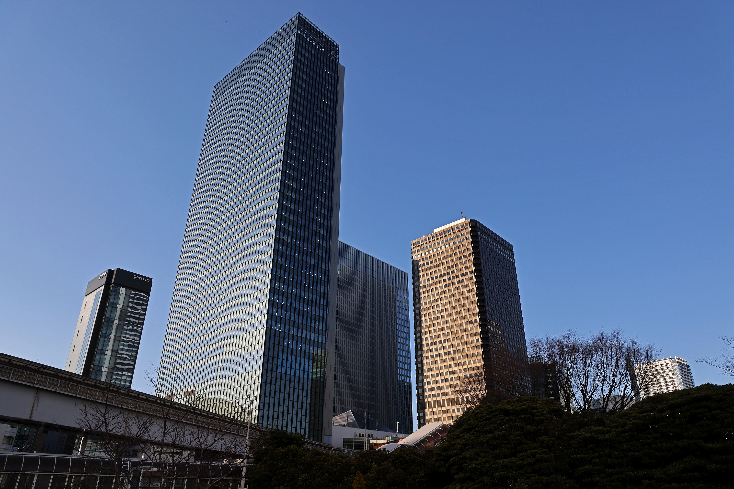 夜景 超高層マンション 超高層ビル 夜景 超高層マンション 超高層ビル