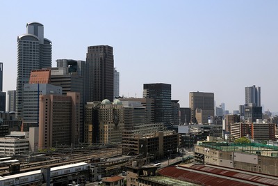 グランフロント大阪 南館タワーAからの眺め