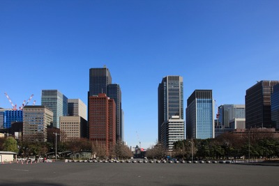 丸の内の超高層ビル群