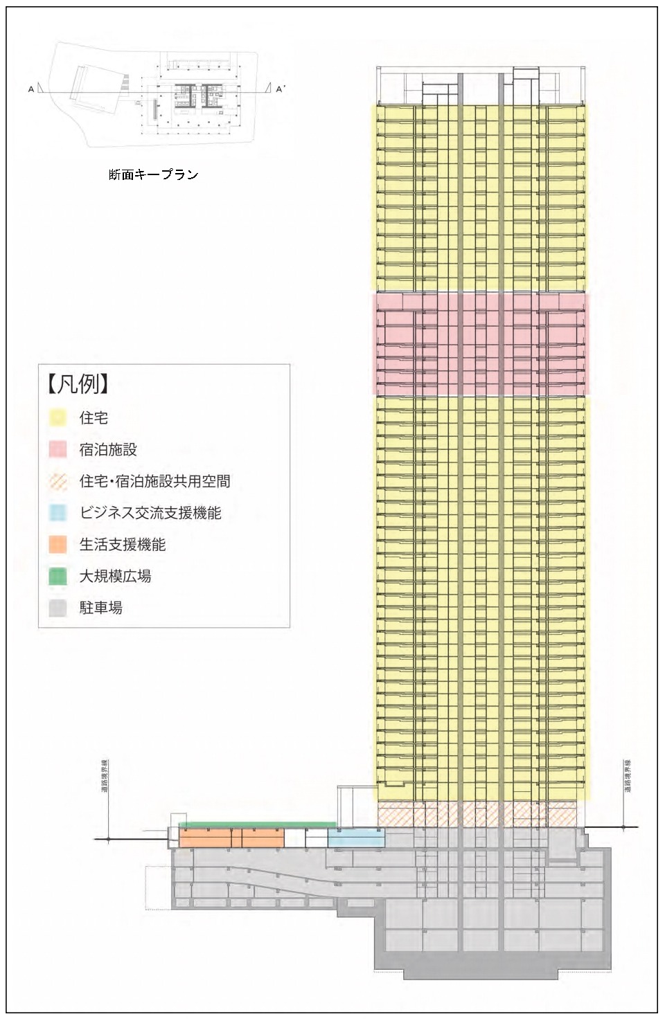 地上54階、高さ225m「(仮称)六本木一丁目北地区計画」の環境影響 地上54階、高さ225m「(仮称)六本木一丁目北地区計画」の環境影響