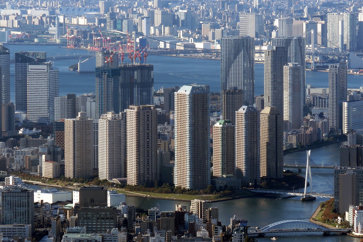 月島 超高層マンション 超高層ビル