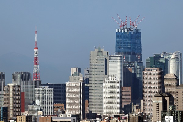 東京タワーと虎ノ門・麻布台プロジェクト メインタワー(A街区)