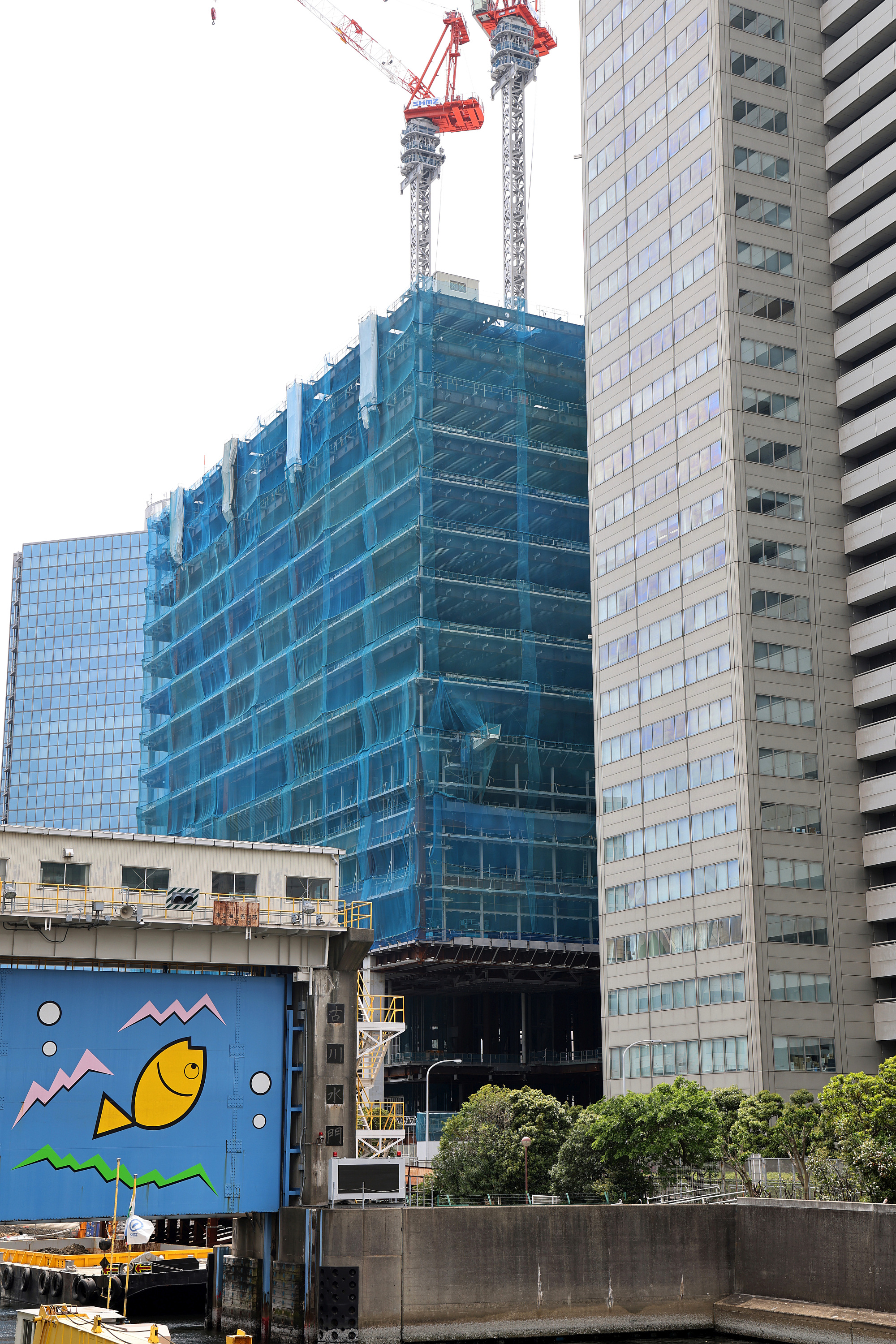 地上43階、高さ228.88m「芝浦プロジェクト S棟」の建設状況！超大規模