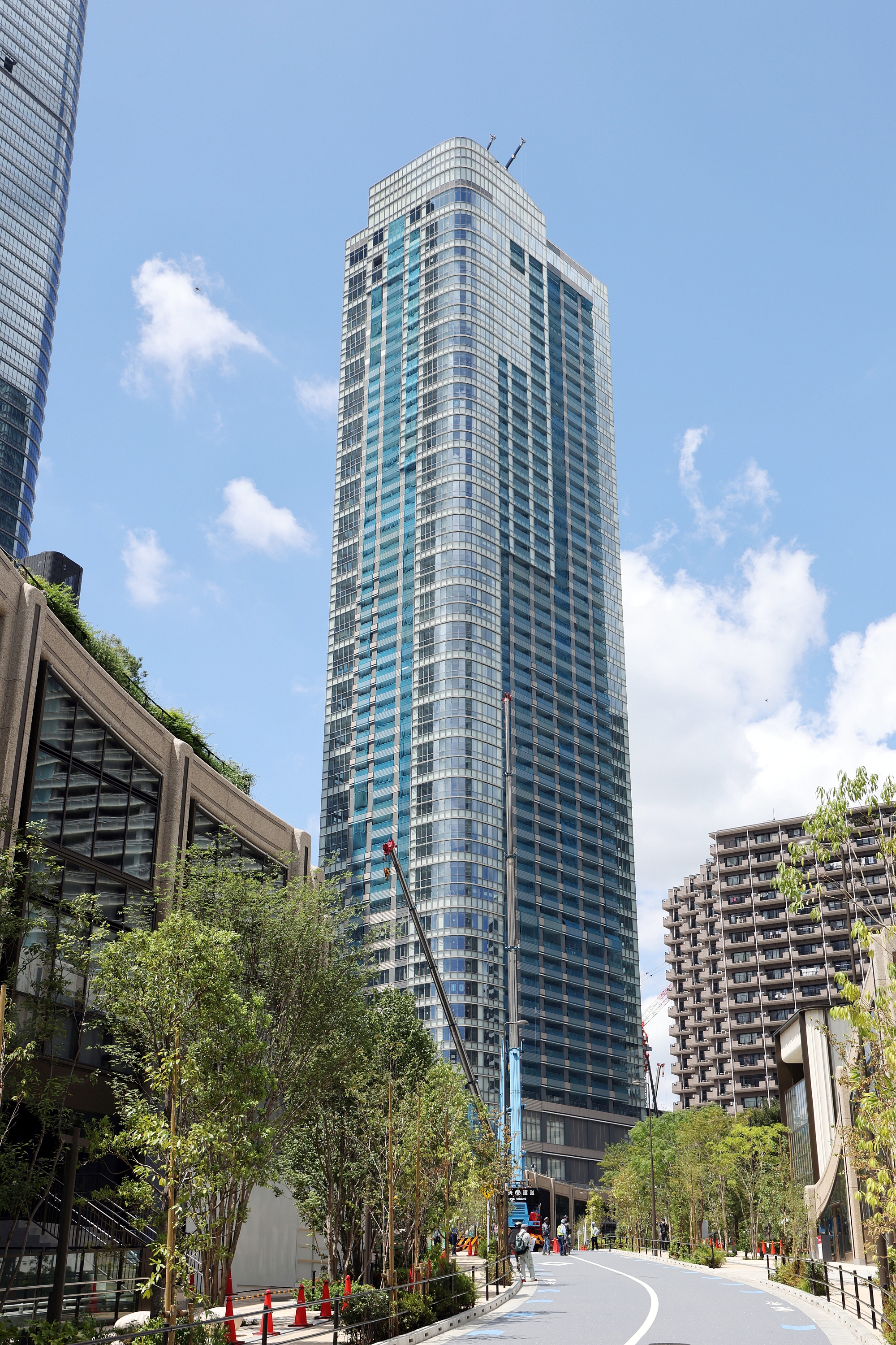 地上64階・地上53階「麻布台ヒルズレジデンスA／B」の建設状況