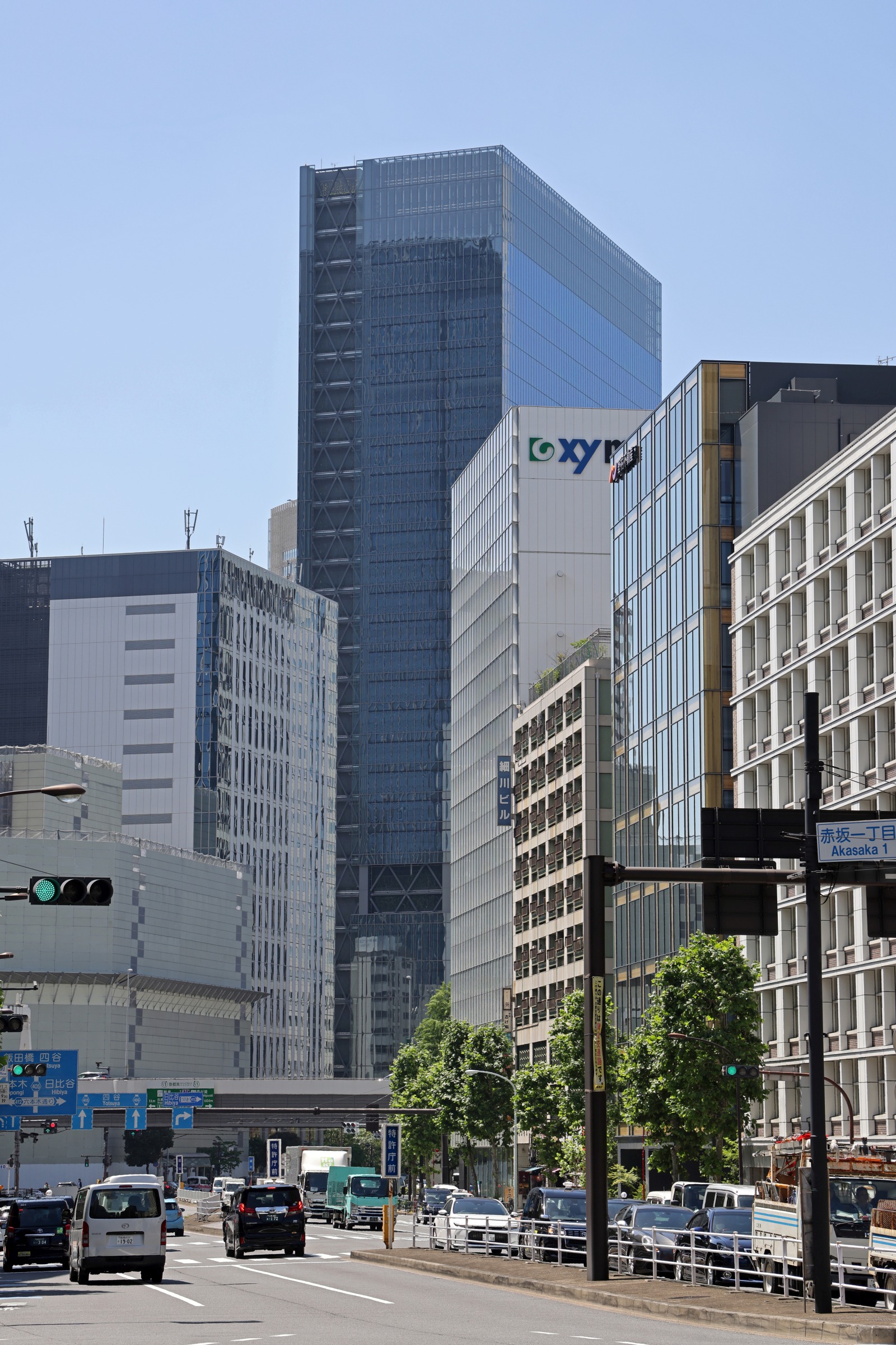 2024年5月竣工の「赤坂グリーンクロス」の様子！溜池山王駅直結する