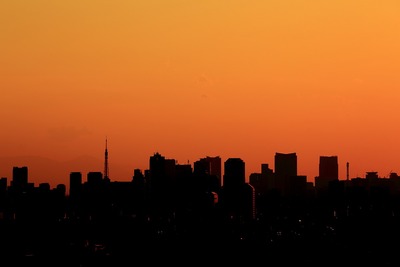 東京夕景