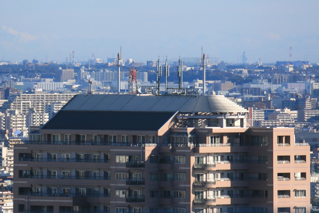 東京から牛久大仏 超高層マンション 超高層ビル