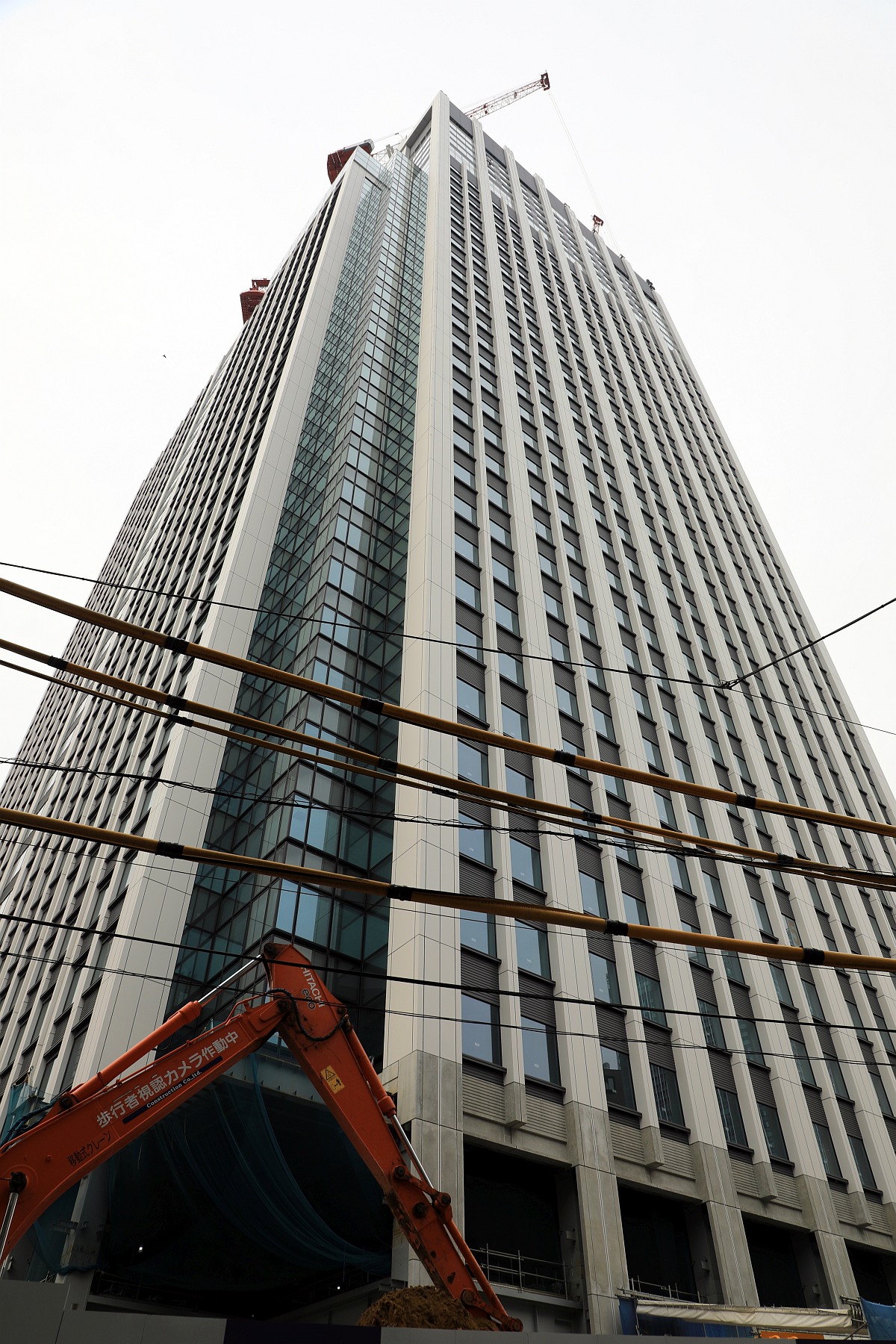 高さ約180m「東京ワールドゲート 神谷町トラストタワー」の建設状況