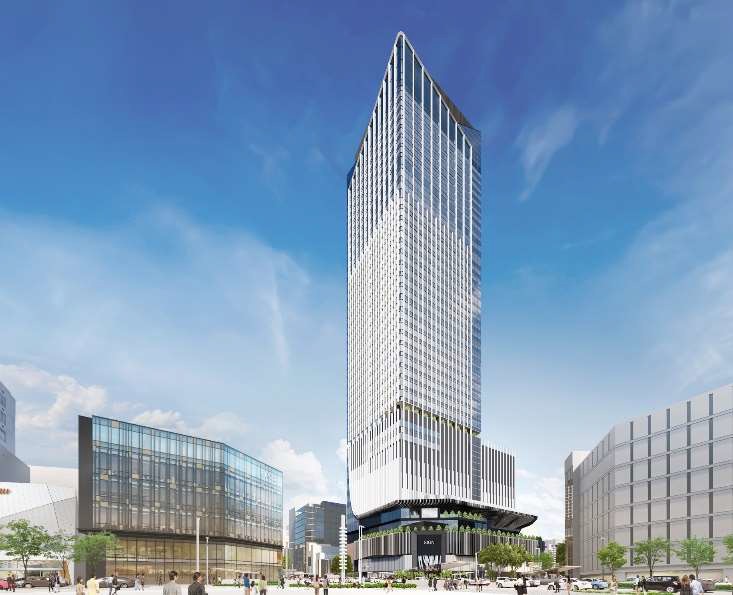 高層部にコンラッド名古屋!地上41階、高さ211m「(仮称)錦三丁目 高層部にコンラッド名古屋!地上41階、高さ211m「(仮称)錦三丁目