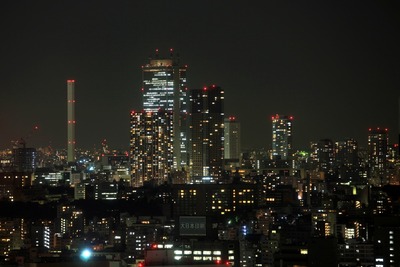 赤プリ36階から池袋方面の夜景