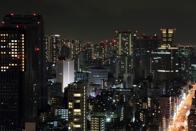 東京タワーから港南方面の夜景