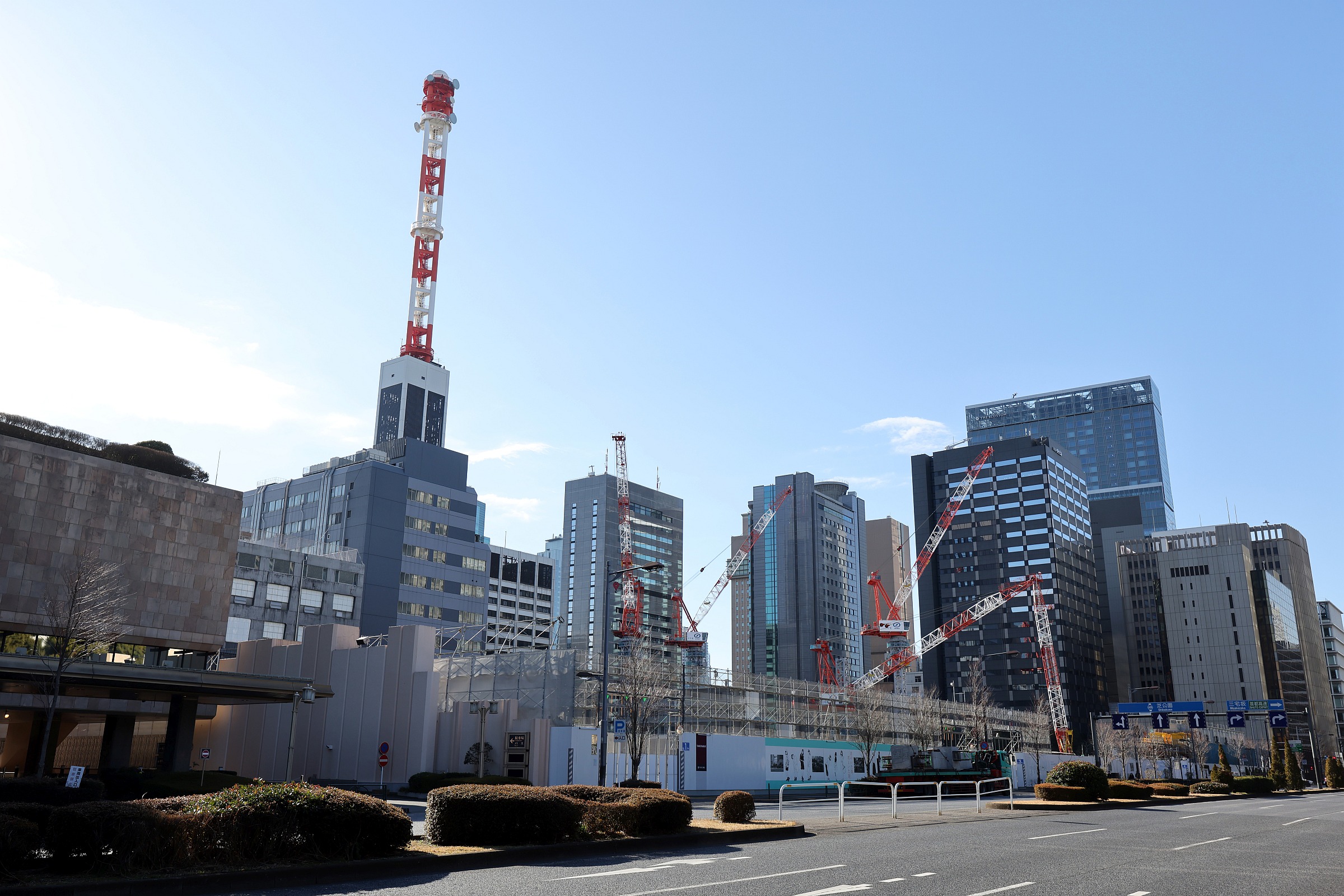 高さ約230m「内幸町一丁目街区（TOKYO CROSS PARK構想）」の建設