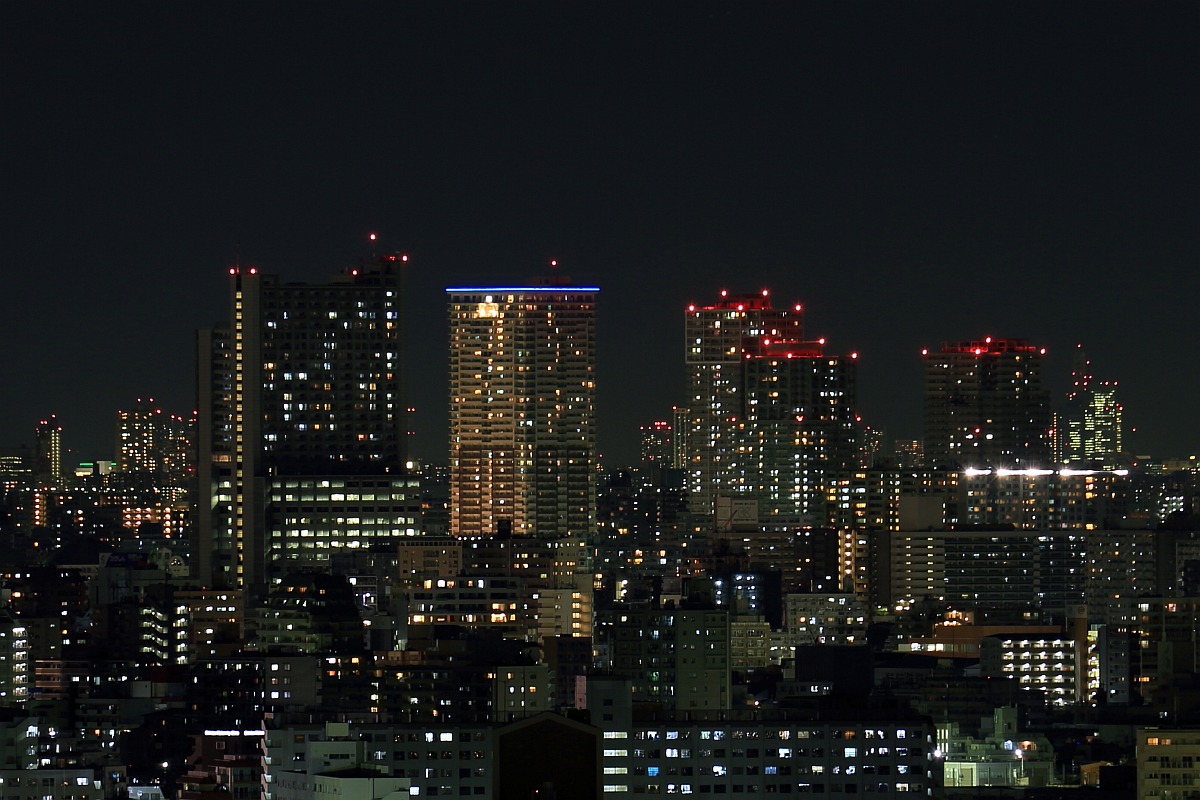 2X階の自宅からの夜景詰め合わせ 超高層マンション・超高層ビル 2X階の自宅からの夜景詰め合わせ 超高層マンション・超高層ビル