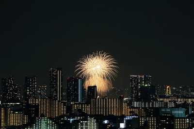 お台場レインボー花火2015