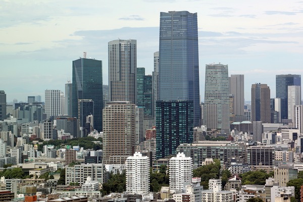 ニュウマン高輪 LUFTBAUM 山吹の庭からの眺め