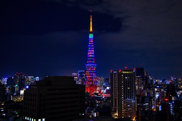 パークコート虎ノ門 スカイテラスから見た東京タワー