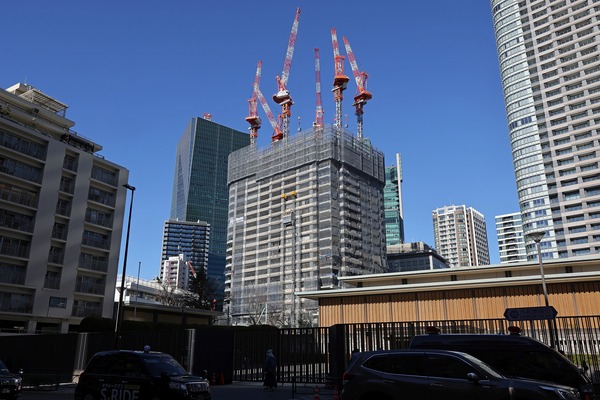 地上64階、高さ262.82m「麻布台ヒルズレジデンスB」の建設状況