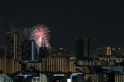 お台場レインボー花火2014