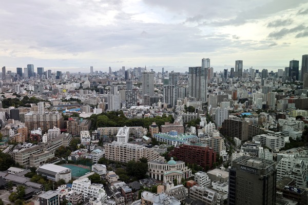 ニュウマン高輪 LUFTBAUM 翠の庭からの眺め