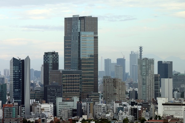 ニュウマン高輪 LUFTBAUM 翠の庭からの眺め