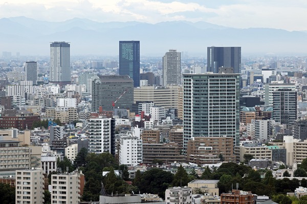 ニュウマン高輪 LUFTBAUM 翠の庭からの眺め