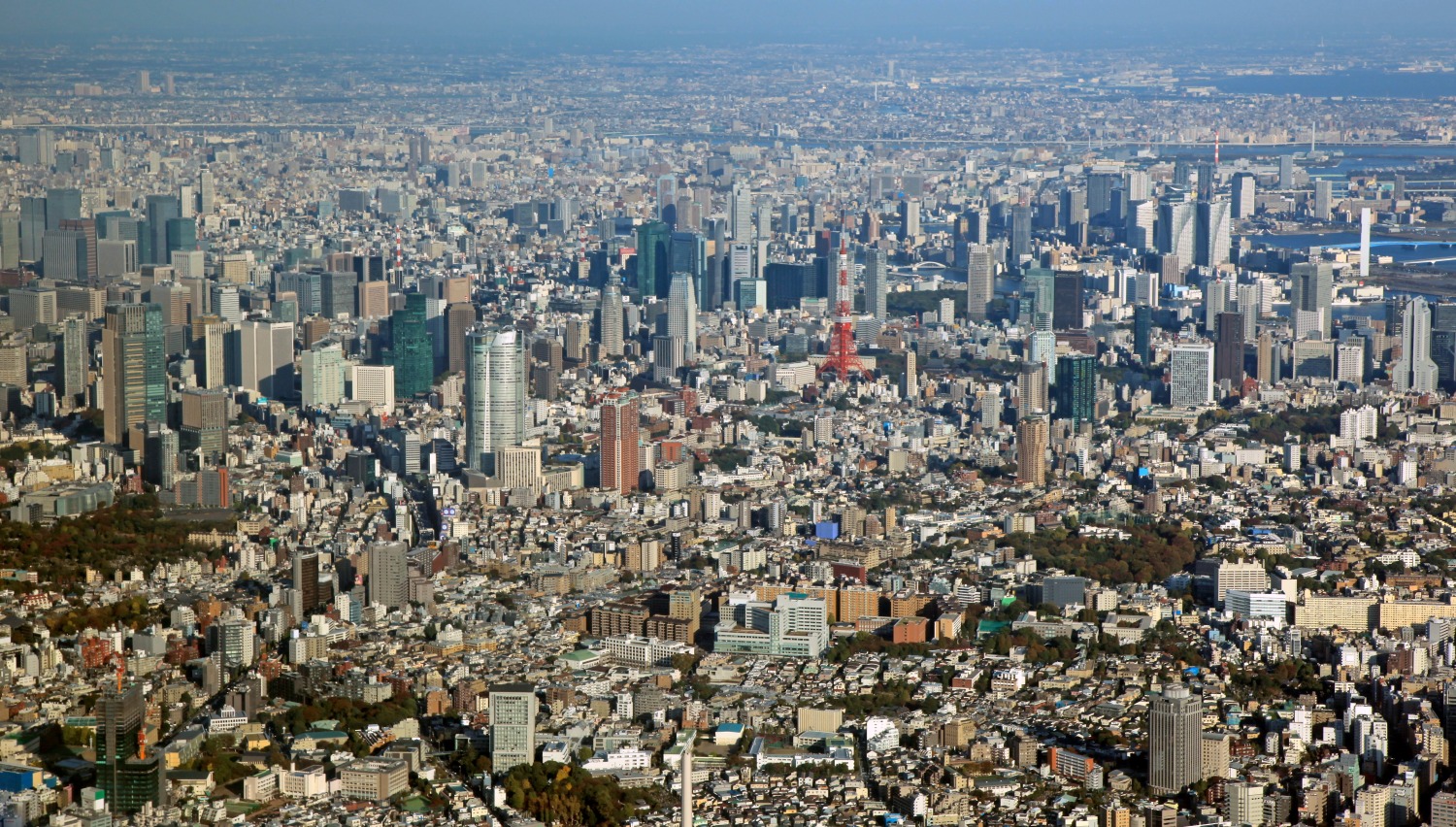 空撮 東京超高層ビル群 超高層マンション 超高層ビル