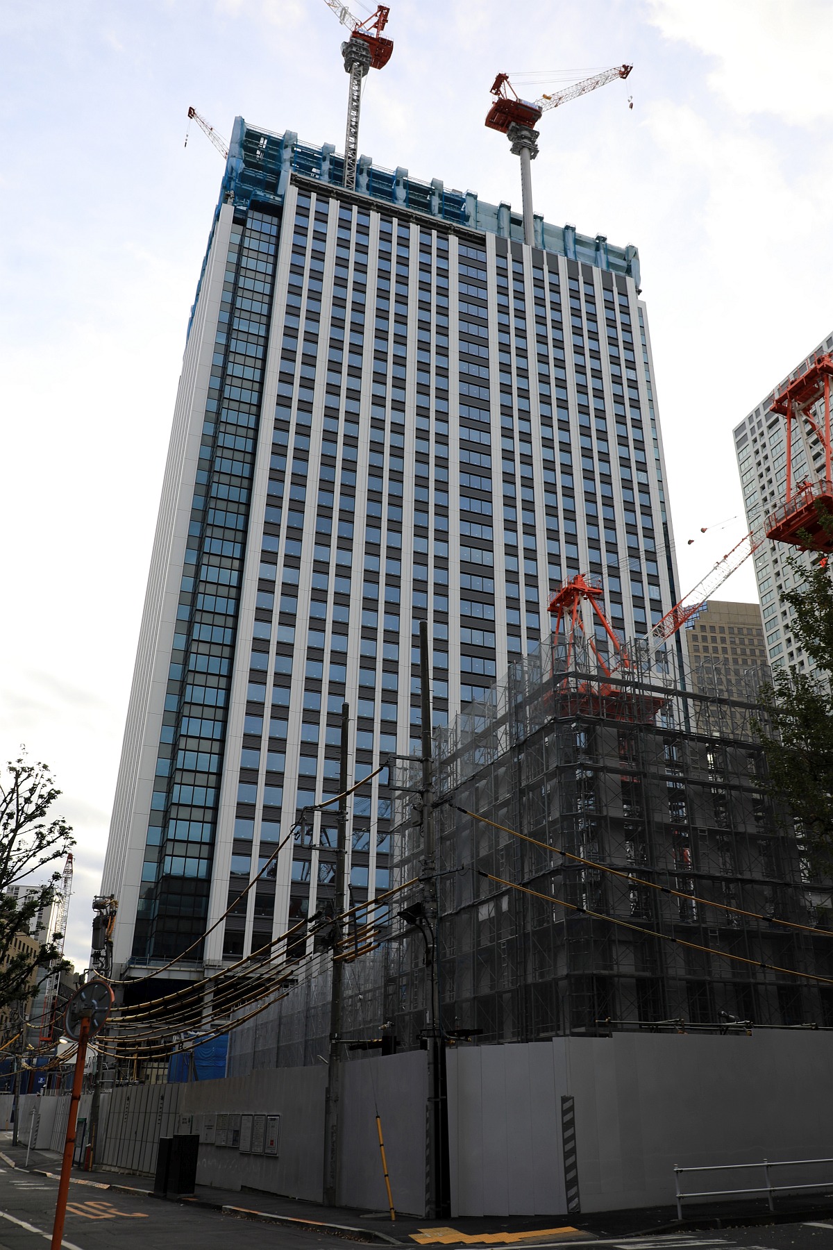 高さ約180m「東京ワールドゲート 虎ノ門トラストタワー」の建設状況