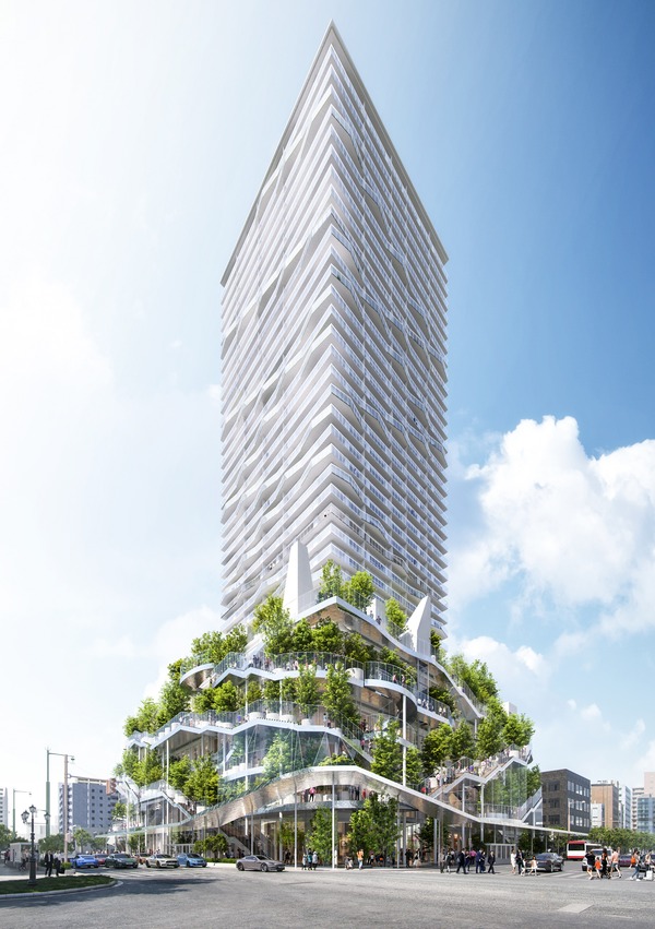 (仮称)西堀通5番町地区市街地再開発事業 外観イメージ