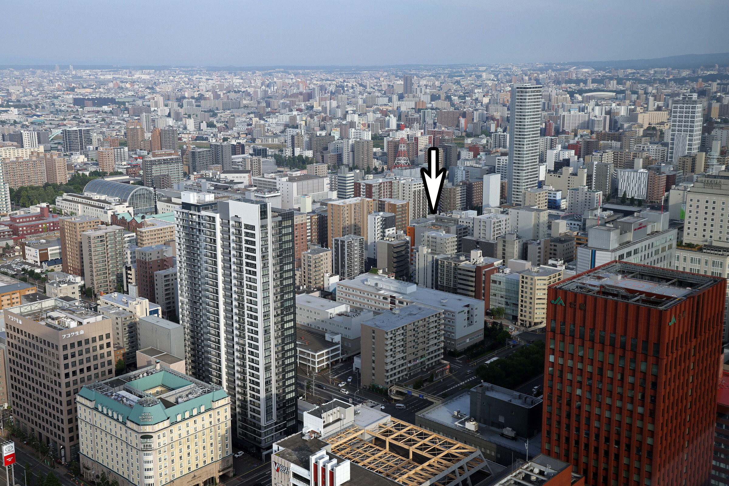 地上19階「レ・ジェイド札幌大通ザ・タワー」の建設状況！低層階は民泊