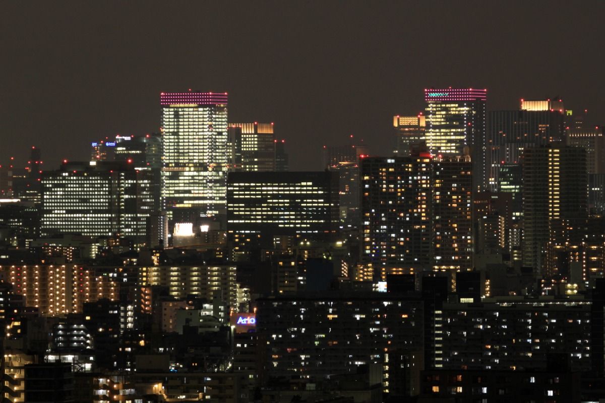 ピンクリボンの東京タワーとか 超高層マンション 超高層ビル ピンクリボンの東京タワーとか 超高層マンション 超高層ビル