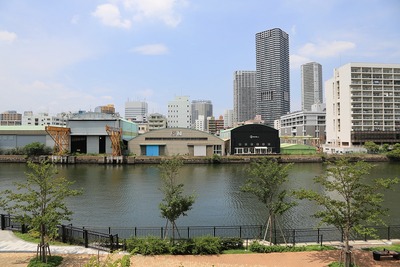 勝どき東再開発の再開発予定地