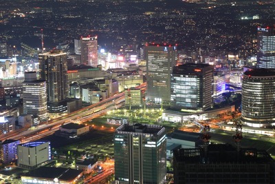 横浜ランドマークタワーからの夜景