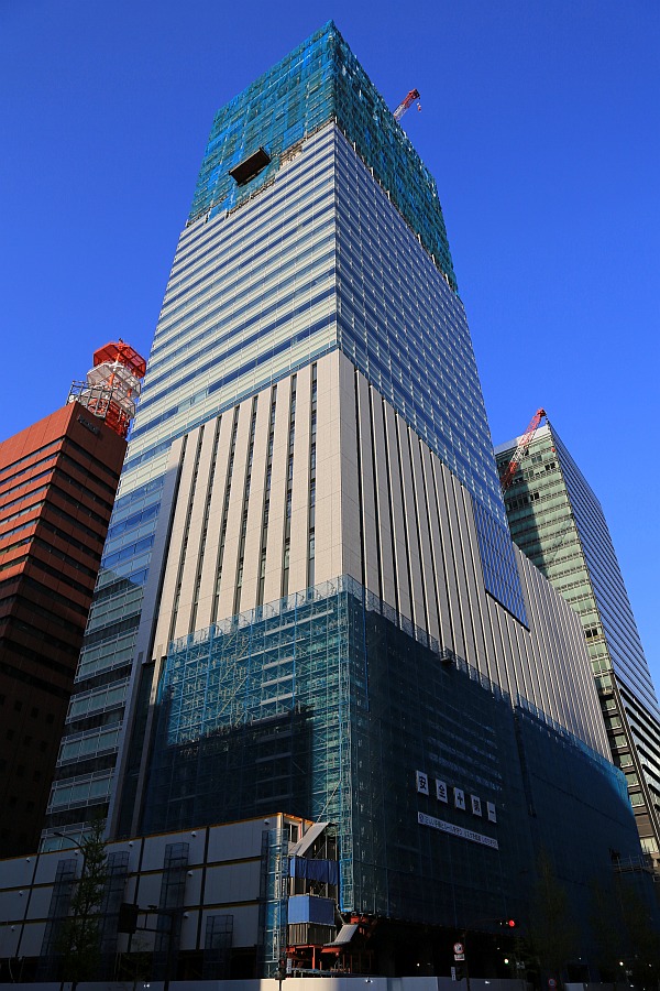 2013年4月中旬の大手町の再開発状況 超高層マンション・超高層ビル