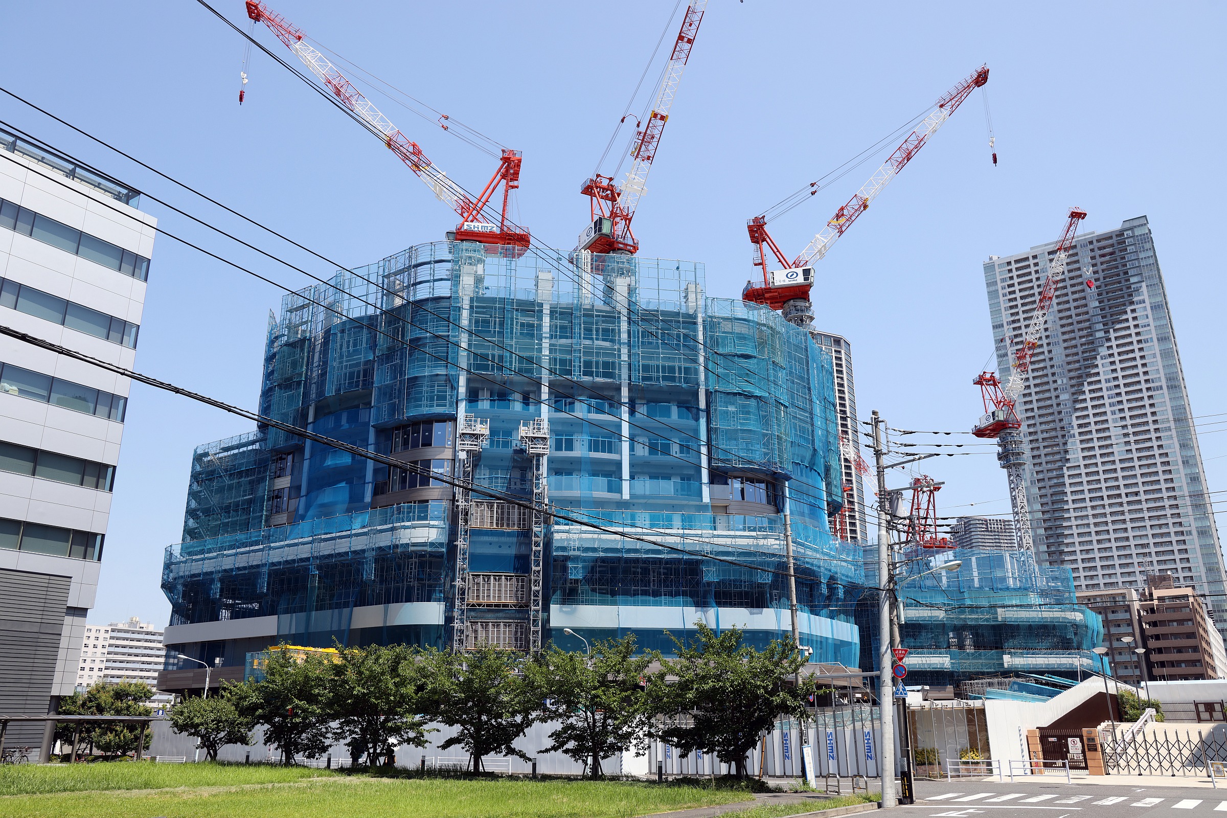 地上53階、高さ189m「ザ 豊海タワー」の建設状況！勝どき駅徒歩