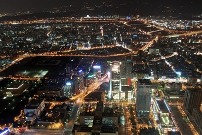 台北101からの夜景