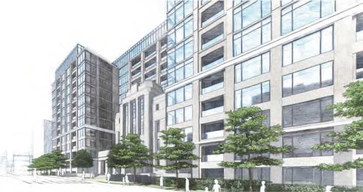 旧逓信省簡易保険局庁舎跡地の14階、約1100戸「(仮称)三田一丁目 旧逓信省簡易保険局庁舎跡地の14階、約1100戸「(仮称)三田一丁目