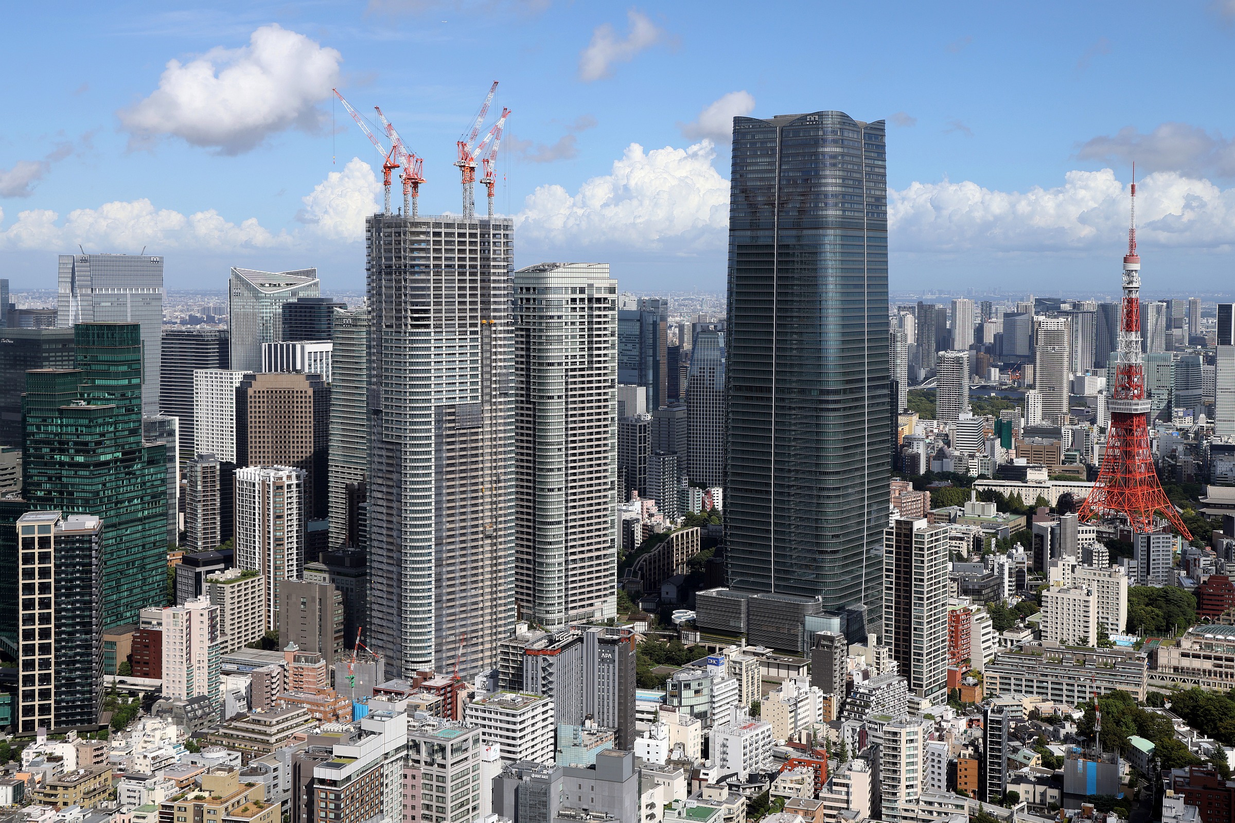 最上階に到達した高さ日本一のタワマン！地上64階、高さ262.82m