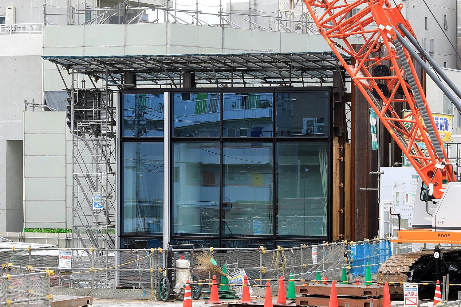 外装モックアップ設置 高さ約111m 仮称 渋谷区宇田川町計画 の建設状況 17 8 超高層マンション 超高層ビル