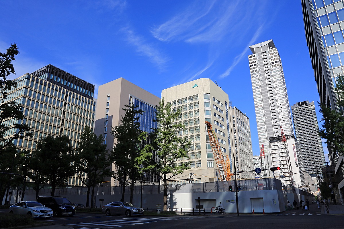三菱東京ufj銀行大阪ビルの建設状況 15 9 超高層マンション 超高層ビル