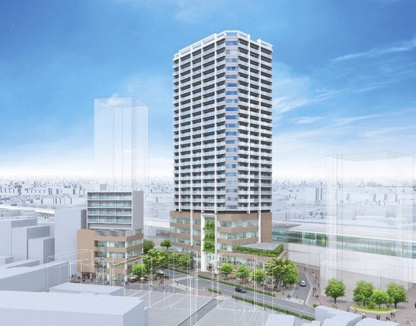 石神井公園駅南口西地区第一種市街地再開発事業 イメージパース