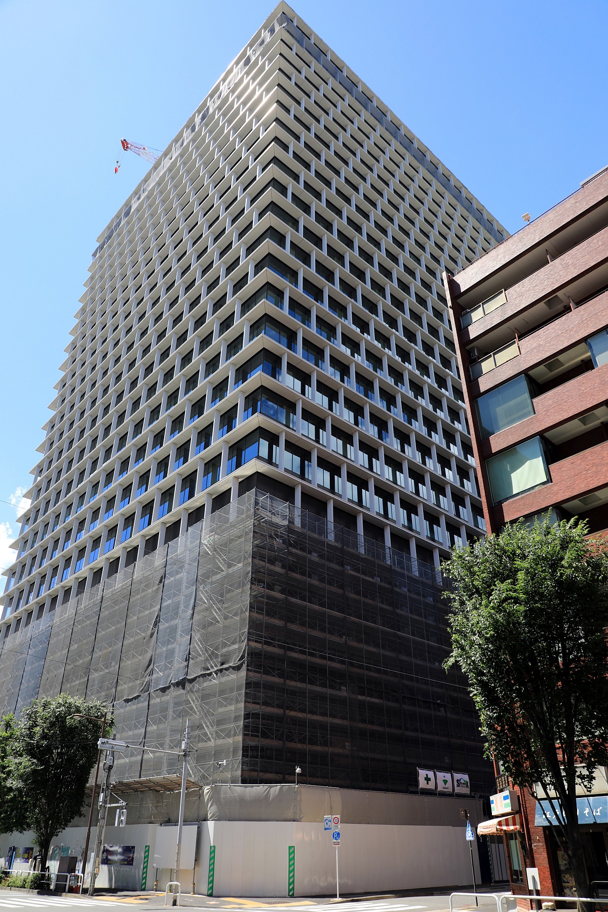 高さ約121m「(仮称)神田錦町二丁目計画」の建設状況（2019.06.16