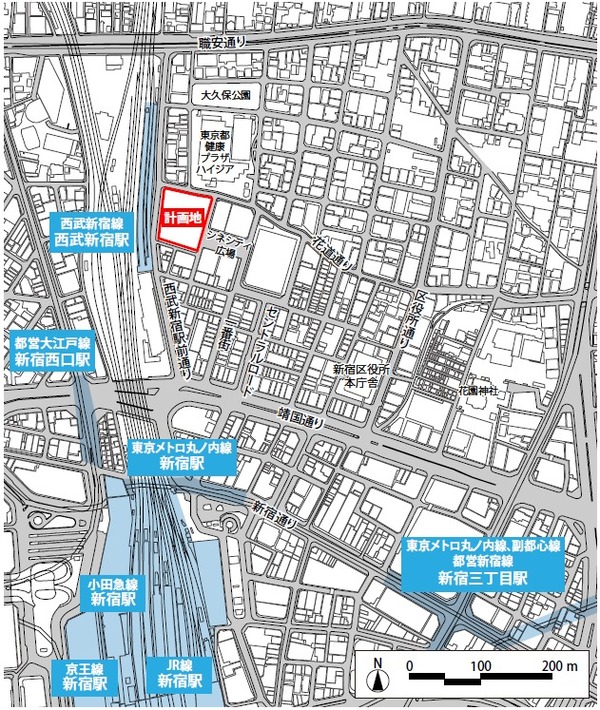 (仮称)歌舞伎町一丁目地区開発計画(新宿 TOKYU MILANO 再開発計画)
