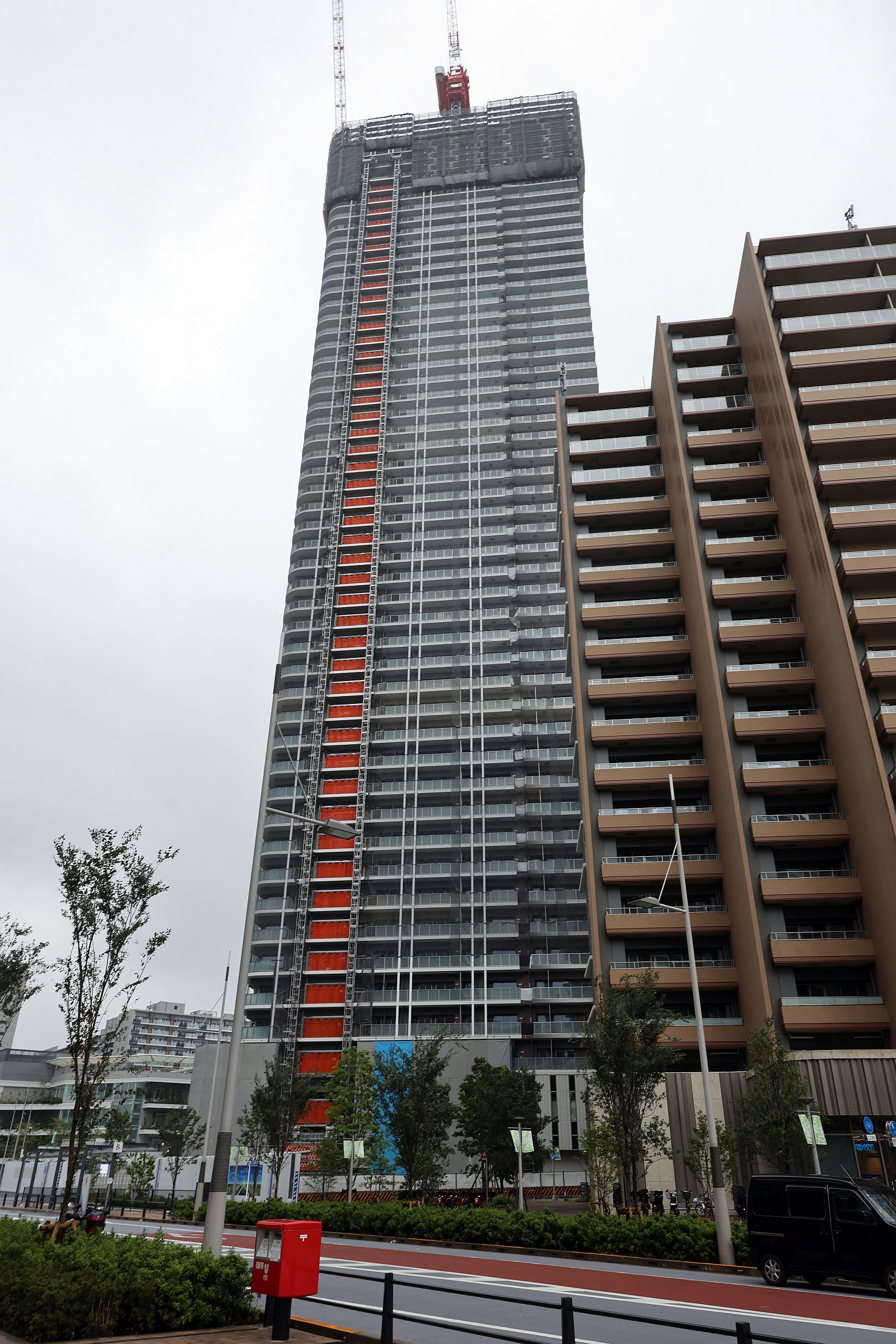 地上50階、高さ約180m「晴海フラッグ SKY DUO」の建設状況！最上