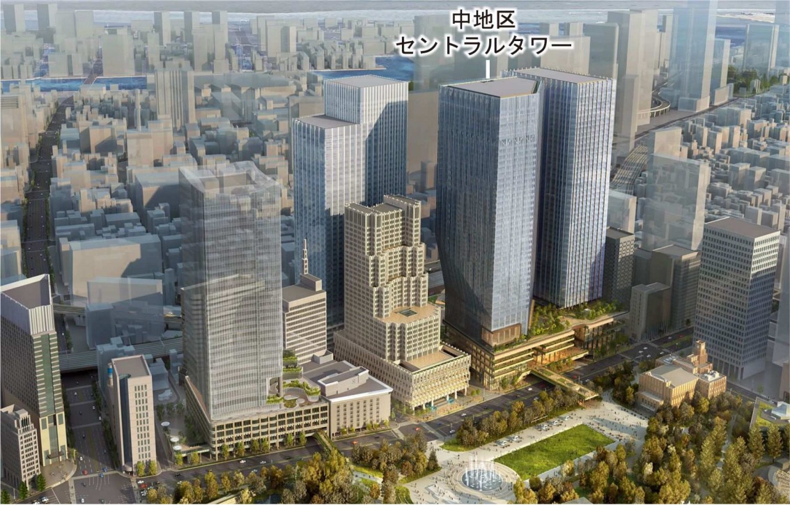 地上46階、高さ約230m「(仮称)内幸町一丁目街区 開発計画(中地区 地上46階、高さ約230m「(仮称)内幸町一丁目街区 開発計画(中地区