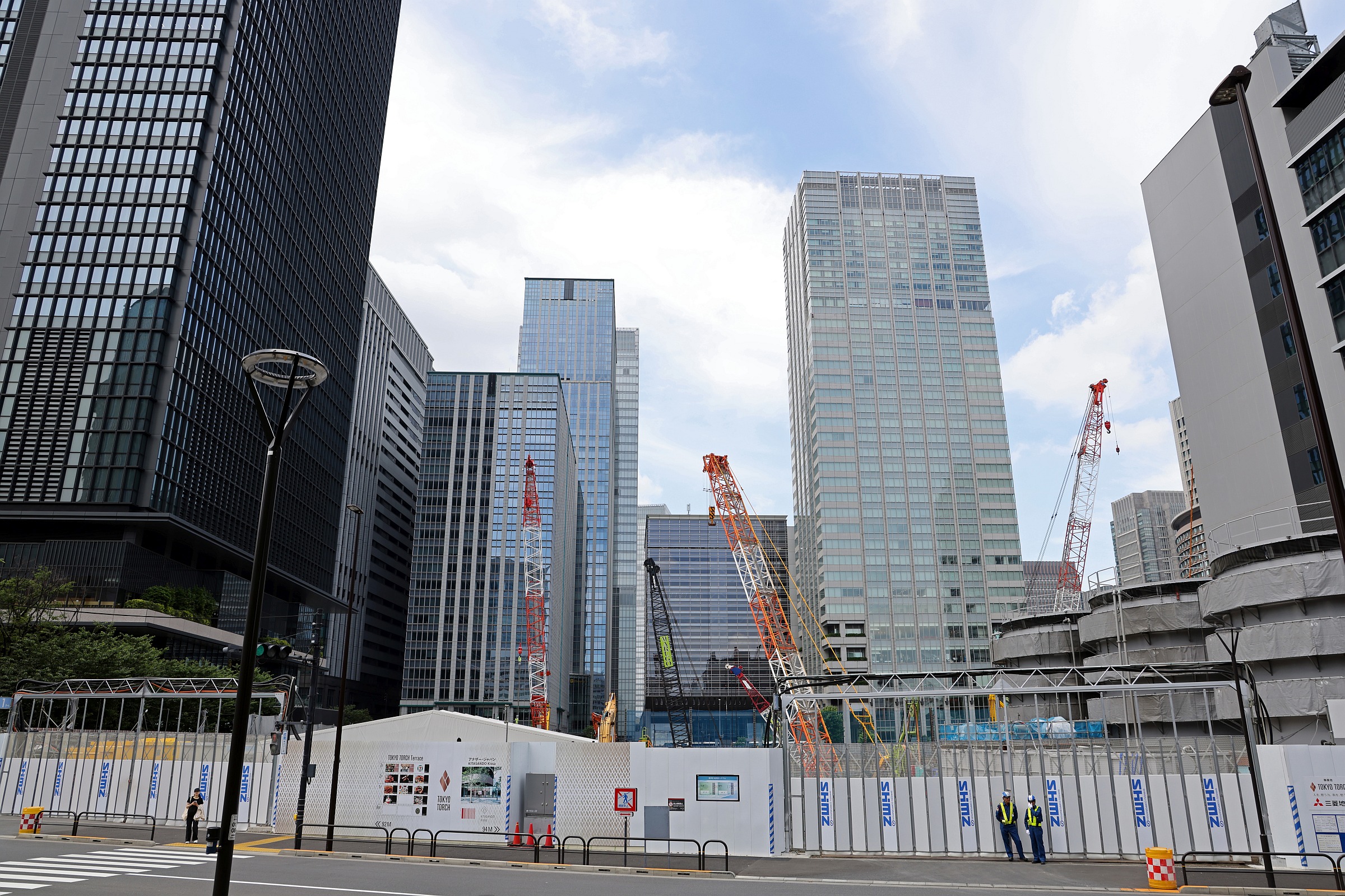 地上62階、高さ385m「Torch Tower（トーチタワー）」の建設状況