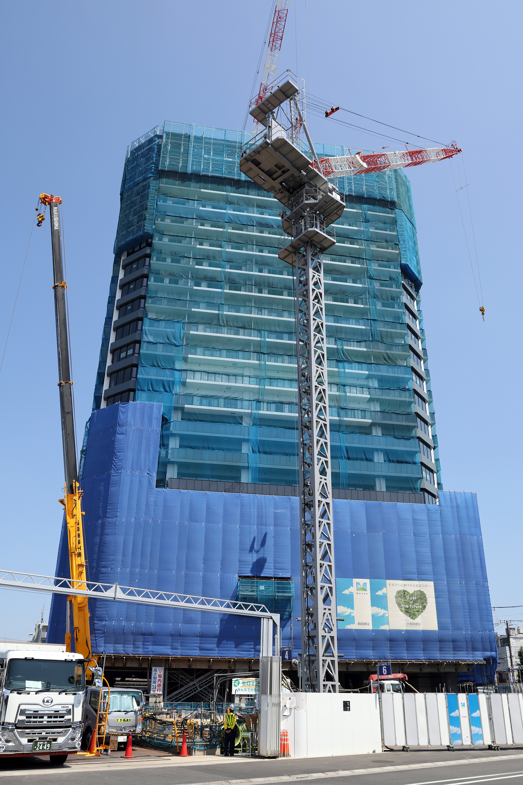 地上39階、高さ146m「ザ・タワー十条（THE TOWER JUJO）」の建設